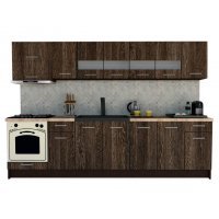 Bucatarie MARINA NEW 300 B Wenge / Decor 7648